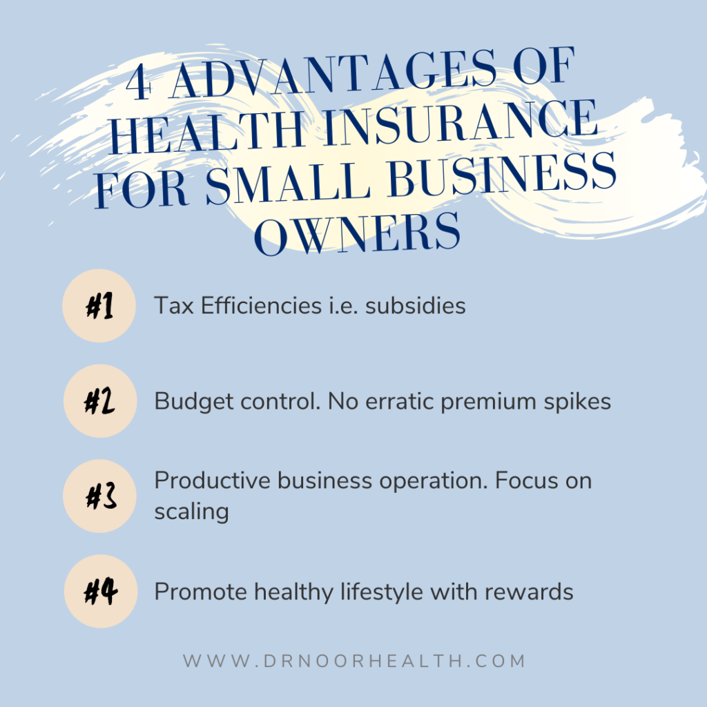 advantage of health insurance for small business owners